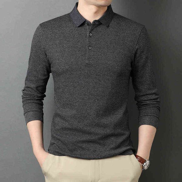 2021 spring cotton loose bottomed shirt middle-aged busins casual lapel polo shirt long sleeve t-shirt men's, White;black
2021 spring cotton loose bottomed shirt middle-aged busins casual lapel polo shirt long sleeve t-shirt men's, White;black