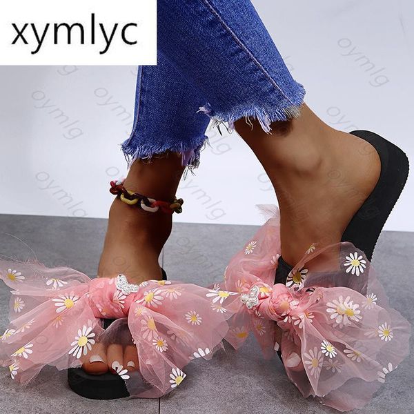 slippers 2021 spring summer casual flat daisy bow sandals and ladies foreign trade large size shoes for women, Black
slippers 2021 spring summer casual flat daisy bow sandals and ladies foreign trade large size shoes for women, Black