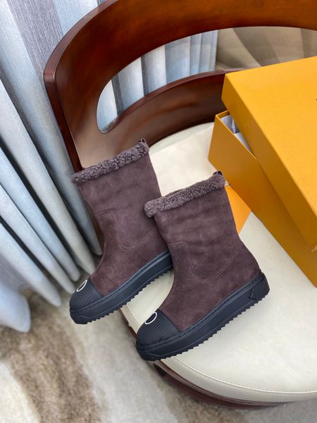 designer-new luxury designer shell head leather snow boots sheep curly mid-calf boots wild comfortable trend size 35-40, Black
designer-new luxury designer shell head leather snow boots sheep curly mid-calf boots wild comfortable trend size 35-40, Black
