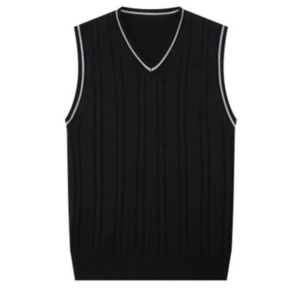 men's vests padegao sweater men fashion sleeveless knitted vest male v-neck pullover jacket slim solid mens woolen sweaters gilet pdg16, Black;white
men's vests padegao sweater men fashion sleeveless knitted vest male v-neck pullover jacket slim solid mens woolen sweaters gilet pdg16, Black;white
