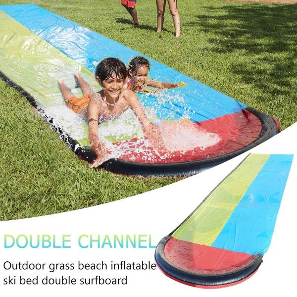 inflatable floats & tubes double surf water slide lane splash backyard toy giant fun games pvc outdoor kids spray summer
inflatable floats & tubes double surf water slide lane splash backyard toy giant fun games pvc outdoor kids spray summer