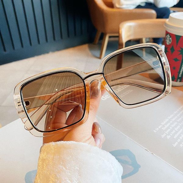 sunglasses oloey large square women champagne color trendy fashion brand designer sunshade eyewear glasses driving uv400 oculos, White;black
sunglasses oloey large square women champagne color trendy fashion brand designer sunshade eyewear glasses driving uv400 oculos, White;black