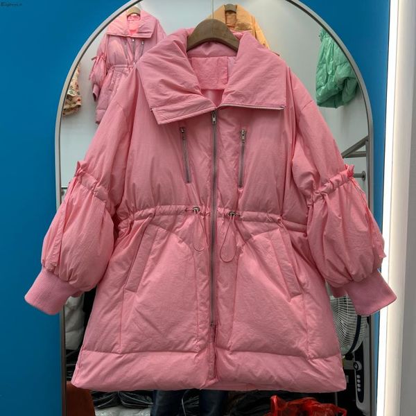 women's down & parkas jacket winter 2021 stand collar loose lantern bread white duck coat female jackets thick warm fashion outerwear, Black
women's down & parkas jacket winter 2021 stand collar loose lantern bread white duck coat female jackets thick warm fashion outerwear, Black