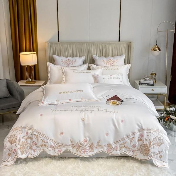 bedding sets european princess series luxury cotton embroidery pink white set duvet cover bedspread flat sheet pillowcases #/
bedding sets european princess series luxury cotton embroidery pink white set duvet cover bedspread flat sheet pillowcases #/