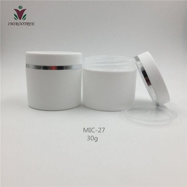 12pcs 30ml round empty white double wall cream cosmetic container, 1oz packaging diy pot tin storage bottles & jars
12pcs 30ml round empty white double wall cream cosmetic container, 1oz packaging diy pot tin storage bottles & jars