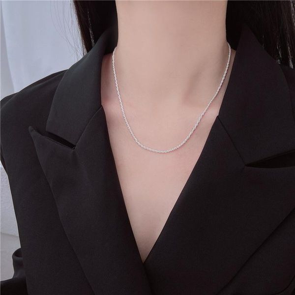 chains trend simple silver color choker necklace for women elegant clavicle chain casual jewelry femme gifts
chains trend simple silver color choker necklace for women elegant clavicle chain casual jewelry femme gifts