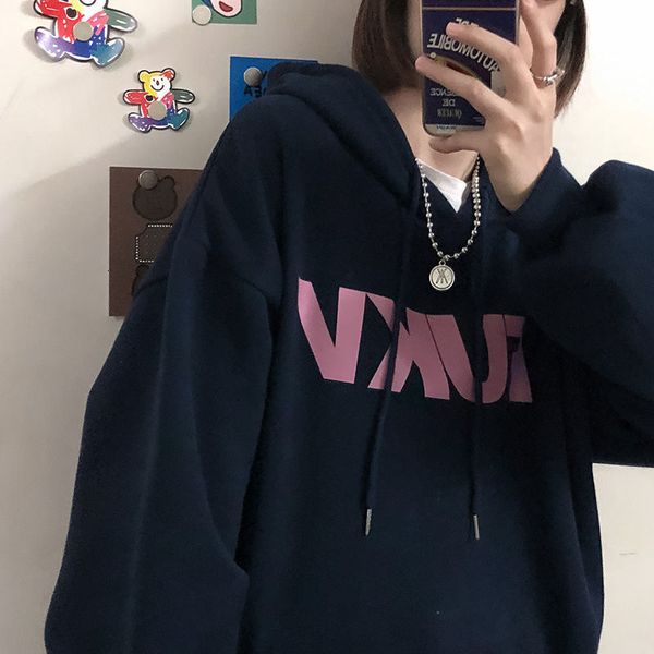 women's hoodies & sweatshirts sweater autumn winter korean loose plush thickened new letter printed long sleeve hooded coat qn* uc, Black
women's hoodies & sweatshirts sweater autumn winter korean loose plush thickened new letter printed long sleeve hooded coat qn* uc, Black