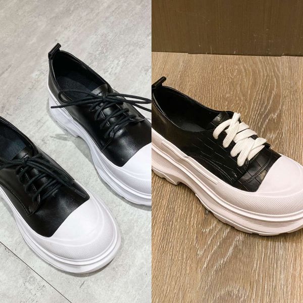 casual shoes 2021 small white women's fashion thick bottomed muffin leather new sports and leisure front lace up daddy single 315g, Black
casual shoes 2021 small white women's fashion thick bottomed muffin leather new sports and leisure front lace up daddy single 315g, Black