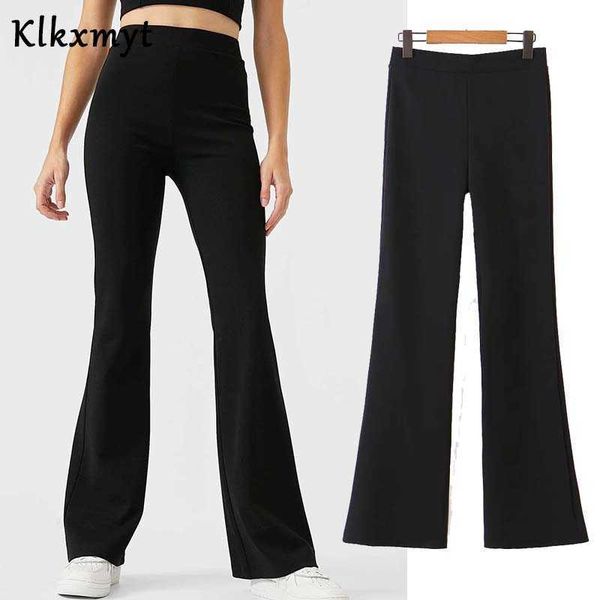 klkxmyt za pants women fashion solid casual stretch thin flared vintage high waist slim female trousers mujer 210527, Black;white
klkxmyt za pants women fashion solid casual stretch thin flared vintage high waist slim female trousers mujer 210527, Black;white