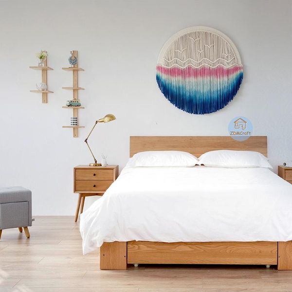 tapestries round tapestry ins nordic hand-woven macrame wall hanging bohemian b & living room bedroom painting
tapestries round tapestry ins nordic hand-woven macrame wall hanging bohemian b & living room bedroom painting