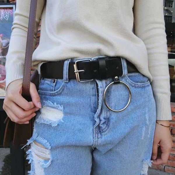 belts gold round buckle female leisure jeans wild belt without pin petal puckle brown leather black strap women, Black;brown
belts gold round buckle female leisure jeans wild belt without pin petal puckle brown leather black strap women, Black;brown