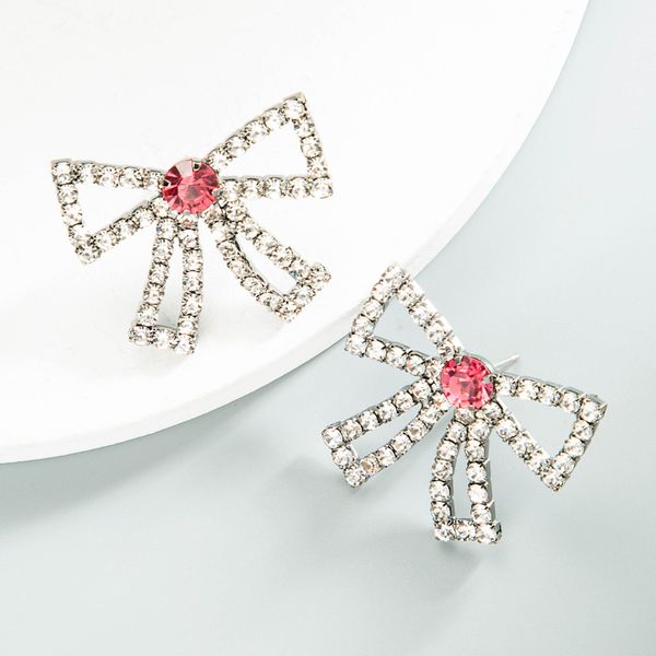 crystal bowknot stud earring for woman elegant sparkly rhinestone beaded statement earrings girl party brincos, Golden;silver
crystal bowknot stud earring for woman elegant sparkly rhinestone beaded statement earrings girl party brincos, Golden;silver