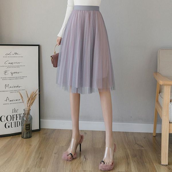 skirts #0235 summer 2021 korean style elegant pleated skirt women high waist a-line knee-length mesh ladies plus size, Black
skirts #0235 summer 2021 korean style elegant pleated skirt women high waist a-line knee-length mesh ladies plus size, Black