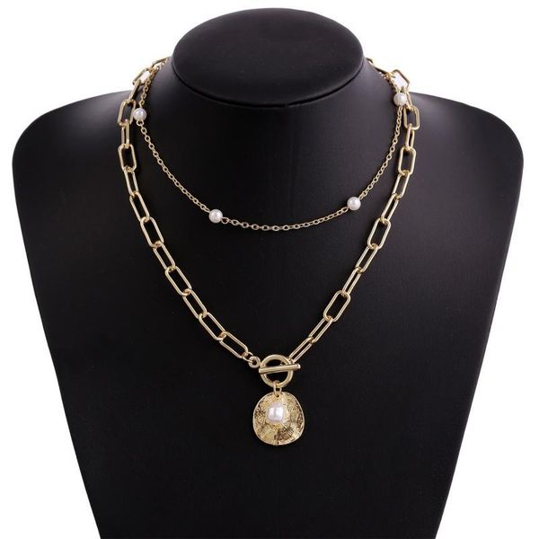 ladies fashion baroque pearl necklace irregular round brand elegant jewelry gift chains, Silver
ladies fashion baroque pearl necklace irregular round brand elegant jewelry gift chains, Silver