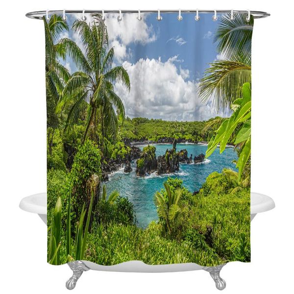 shower curtains hawaiian landscape garden printing fabric polyester waterproof home bathroom decor curtain with hooks
shower curtains hawaiian landscape garden printing fabric polyester waterproof home bathroom decor curtain with hooks