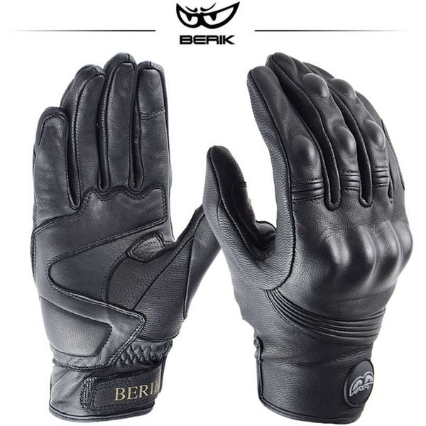 berik men motorcycle gloves leather motocross riding vintage black bike cycling protective gear summer winter 211124, Blue;gray
berik men motorcycle gloves leather motocross riding vintage black bike cycling protective gear summer winter 211124, Blue;gray