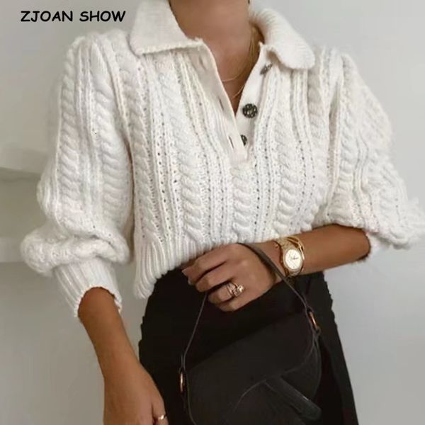 women's sweaters autumn women wrist striped knitting lapel sweater french style vintage pullover knitwear long sleeve retro jumper, White;black
women's sweaters autumn women wrist striped knitting lapel sweater french style vintage pullover knitwear long sleeve retro jumper, White;black