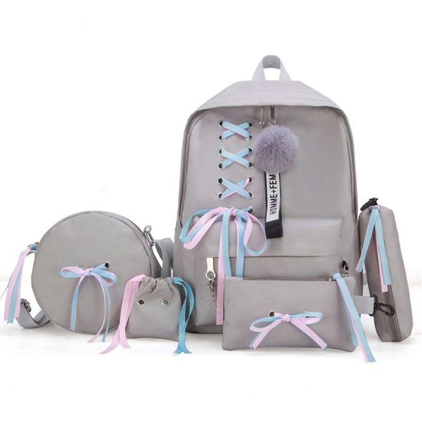 5pcs canvas backpack ribbon handbag shoulder drawstring bag pencil case set x5xa school bags
5pcs canvas backpack ribbon handbag shoulder drawstring bag pencil case set x5xa school bags