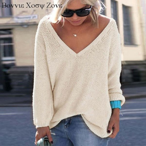 women's sweaters women autumn long sleeve v neck knitted casual pullover sweater, White;black
women's sweaters women autumn long sleeve v neck knitted casual pullover sweater, White;black