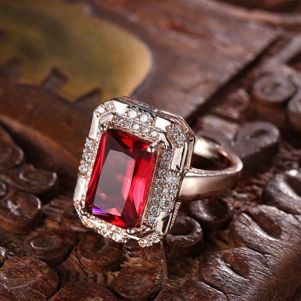 wedding rings classic square ring for women 100% natural red crystal stone 1.3ct real rose gold engagement jewelry lady gift, Slivery;golden
wedding rings classic square ring for women 100% natural red crystal stone 1.3ct real rose gold engagement jewelry lady gift, Slivery;golden