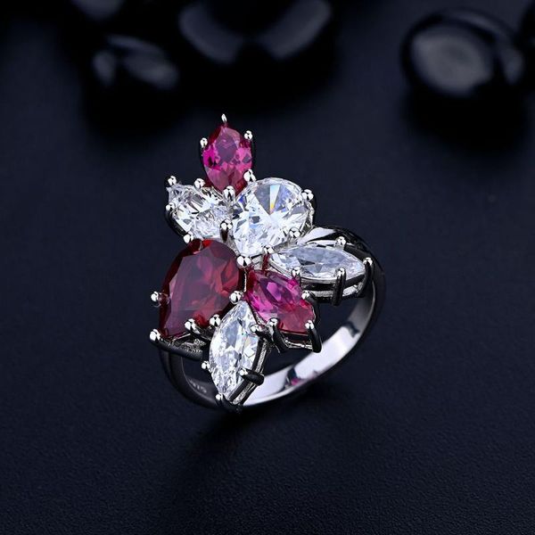 cluster rings original design 925 sterling silver ruby diamond patry for women s925 jewelry korean spelt gem engagement ring gift, Golden;silver
cluster rings original design 925 sterling silver ruby diamond patry for women s925 jewelry korean spelt gem engagement ring gift, Golden;silver