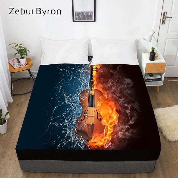 sheets & sets 3d hd digital print custom bed sheet with elastic,fitted twin/queen/king,ice fire guitar mattress cover 150/180/160x200
sheets & sets 3d hd digital print custom bed sheet with elastic,fitted twin/queen/king,ice fire guitar mattress cover 150/180/160x200