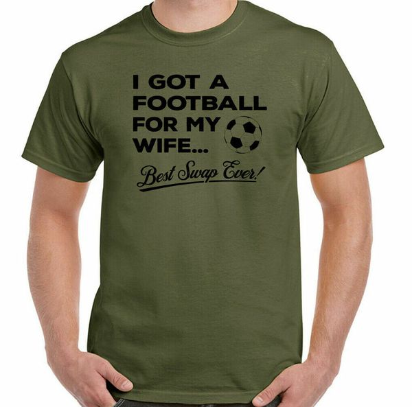 Football T-Shirt Mens Funny England Wales Scotland Jersey Top Kit For My Wife, White;black
Football T-Shirt Mens Funny England Wales Scotland Jersey Top Kit For My Wife, White;black