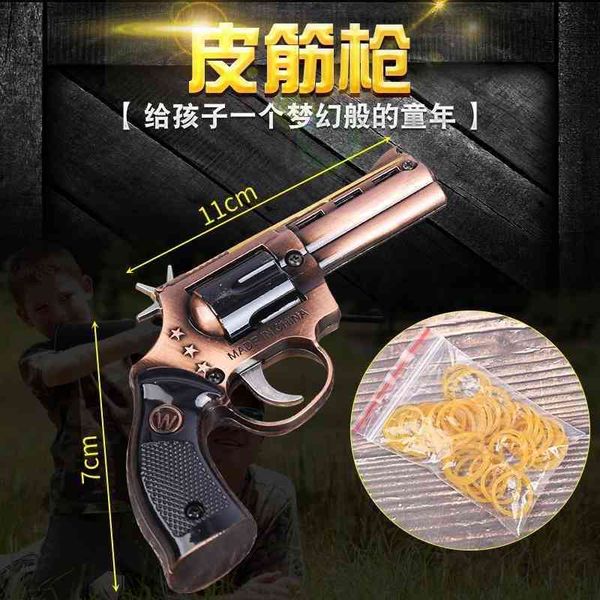 can gun straight rubber be fired repeatedly. rubber band children's toy metal small pistol weapon model
can gun straight rubber be fired repeatedly. rubber band children's toy metal small pistol weapon model