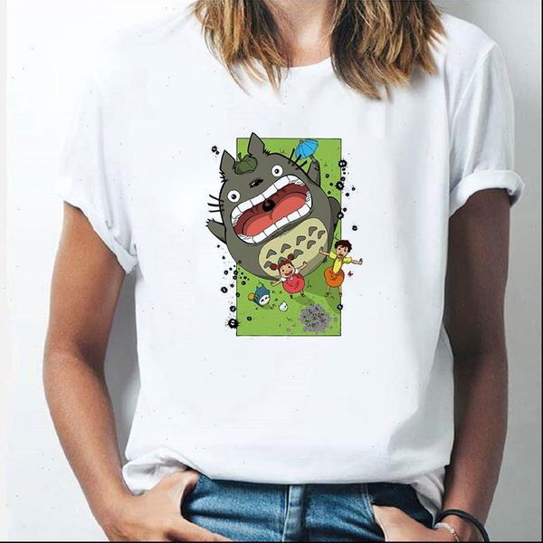 short sleeve happy totoro print women t shirt graphic tees girls ghibli harajuku shirts, White
short sleeve happy totoro print women t shirt graphic tees girls ghibli harajuku shirts, White