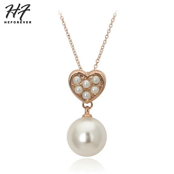 heart shaped imitation pearl pendant necklace for women rose gold color fashion jewelry n145 necklaces, Silver
heart shaped imitation pearl pendant necklace for women rose gold color fashion jewelry n145 necklaces, Silver