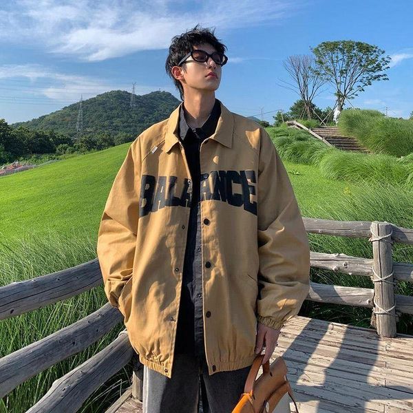 men's jackets vintage jacket clothing letter printed coat spring autumn hong kong style fashion high street casual loose trend, Black;brown
men's jackets vintage jacket clothing letter printed coat spring autumn hong kong style fashion high street casual loose trend, Black;brown