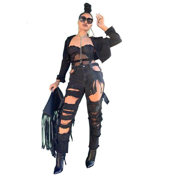 holes ripped women straight pencil pants personality girls high waist pockets zipper fly jeans arrivals real picture summer, Blue
holes ripped women straight pencil pants personality girls high waist pockets zipper fly jeans arrivals real picture summer, Blue