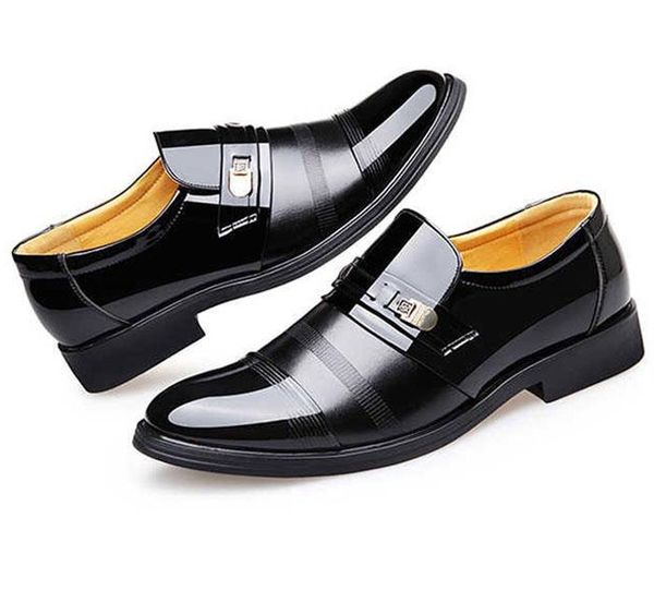 2021 men formal leather shoes mens dress office male business pointed toe wedding patent oxford, Black
2021 men formal leather shoes mens dress office male business pointed toe wedding patent oxford, Black