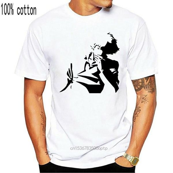 men's t-shirts cowboy bebop main character minimalistic art men (woman available) t shirt white full-figured tee, White;black
men's t-shirts cowboy bebop main character minimalistic art men (woman available) t shirt white full-figured tee, White;black