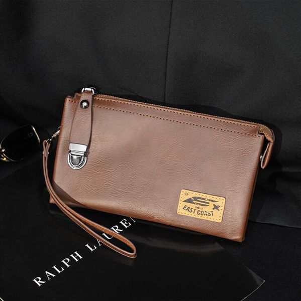 factory wholesale men brand shoulder bags soft and comfortable leather business wrist bag retro buckle storage wallets street trend large mo, Red;black
factory wholesale men brand shoulder bags soft and comfortable leather business wrist bag retro buckle storage wallets street trend large mo, Red;black