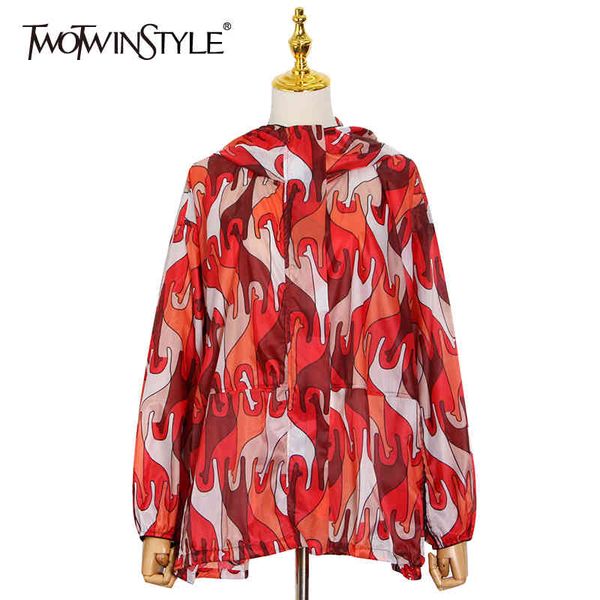 hit color sun protection for women long sleeve print casual loose jacket female fashion clothing tide 210423, Black;brown
hit color sun protection for women long sleeve print casual loose jacket female fashion clothing tide 210423, Black;brown