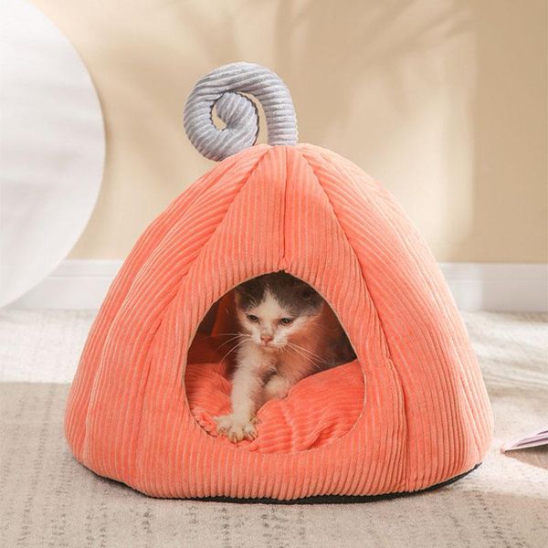 cat beds & furniture house detachable pumpkin head pet nest semi enclosed non-slip tent cushion cozy deep sleeping cave mat accessories
cat beds & furniture house detachable pumpkin head pet nest semi enclosed non-slip tent cushion cozy deep sleeping cave mat accessories