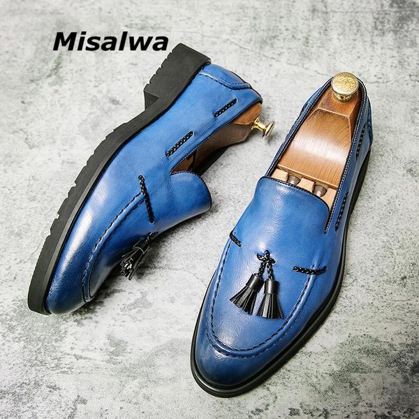 misalwa chaussure homme cuir slip-on loafers men wedding shoes elegant tassel blue green dress formal party big size, Black
misalwa chaussure homme cuir slip-on loafers men wedding shoes elegant tassel blue green dress formal party big size, Black