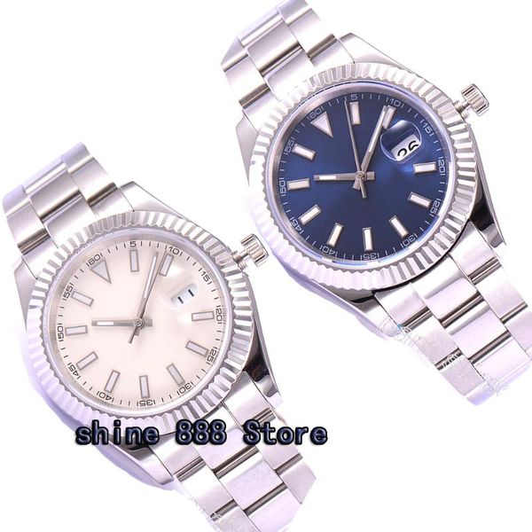 wristwatches 40mm blue beige dial sapphire glass automatic folding clasp mens watch, Slivery;brown
wristwatches 40mm blue beige dial sapphire glass automatic folding clasp mens watch, Slivery;brown