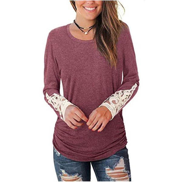 women's t-shirt o neck lace sleeves pleated t shirt 2021 fashion white long sleeve party club tees casual ladies tshirt
women's t-shirt o neck lace sleeves pleated t shirt 2021 fashion white long sleeve party club tees casual ladies tshirt