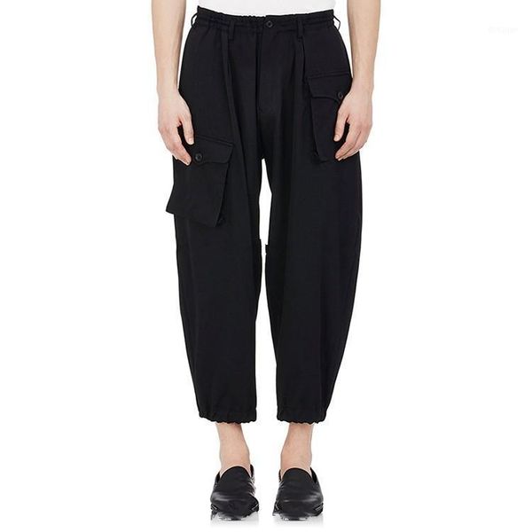 multi-pocket designer's loose little feet casual motorcycle breeches black street pants men's
multi-pocket designer's loose little feet casual motorcycle breeches black street pants men's