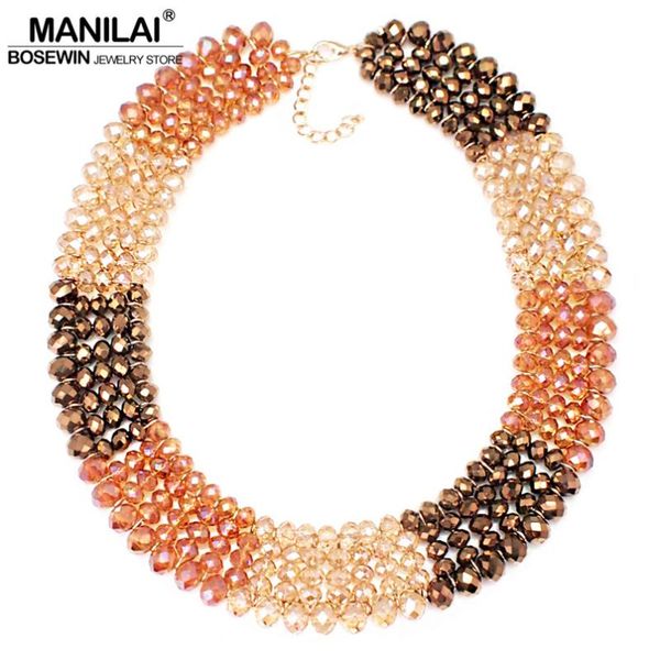 chokers manilai luxury crystal necklaces multicolor maxi collar chunky women statement necklace fashion jewelry beaded, Golden;silver
chokers manilai luxury crystal necklaces multicolor maxi collar chunky women statement necklace fashion jewelry beaded, Golden;silver