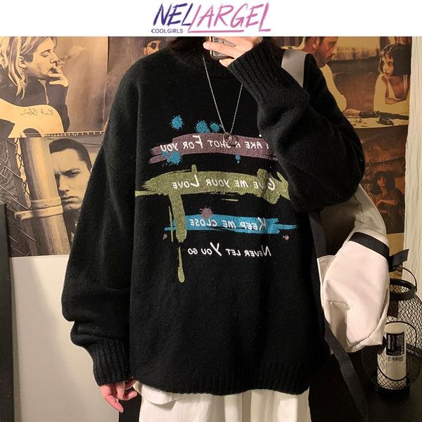 women's sweaters nellargel women letter vintage harajuku 2021 female japanese streetwear y2k pullovers girl preppy style fashion sweate, White;black
women's sweaters nellargel women letter vintage harajuku 2021 female japanese streetwear y2k pullovers girl preppy style fashion sweate, White;black