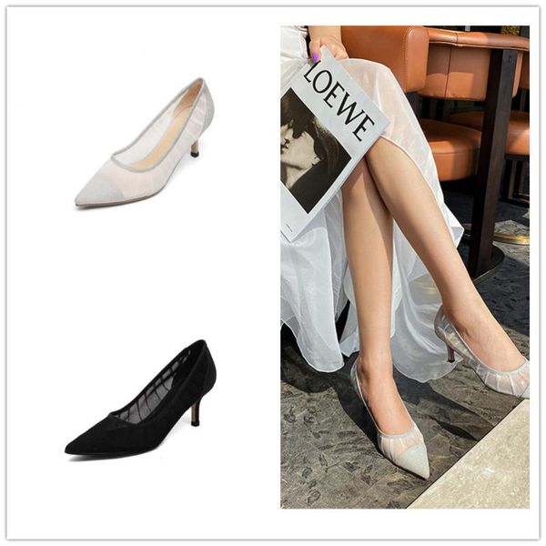 dress shoes women pumps high heels pointed toe 2021 spring summer mesh sheepskin insole female single zapatos de mujer, Black
dress shoes women pumps high heels pointed toe 2021 spring summer mesh sheepskin insole female single zapatos de mujer, Black