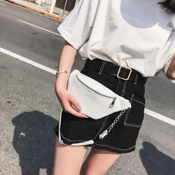 fashion waist bag for girls women 34x8x15cm chain pu leather messenger bags shoulder chest riñoneras de mujer 50*b
fashion waist bag for girls women 34x8x15cm chain pu leather messenger bags shoulder chest riñoneras de mujer 50*b
