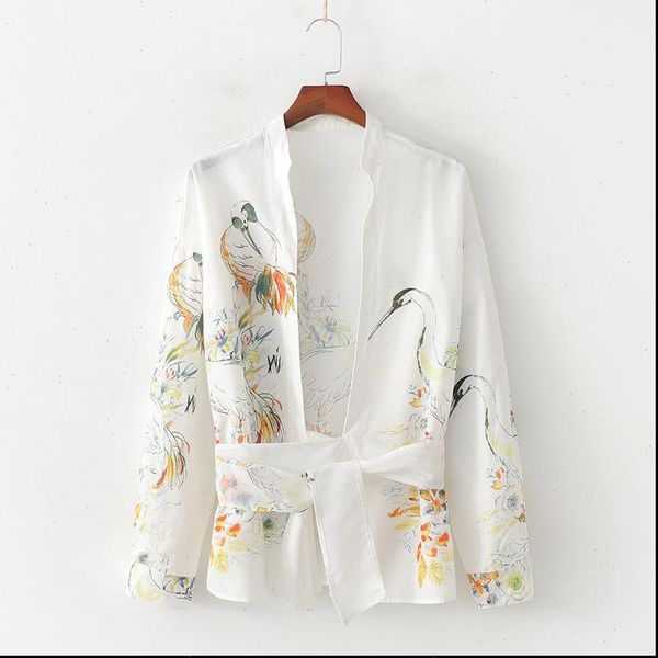 summer fashion animal print womens shirt white za chic long sleeve silk satin cardigan shirts mujer de moda
summer fashion animal print womens shirt white za chic long sleeve silk satin cardigan shirts mujer de moda