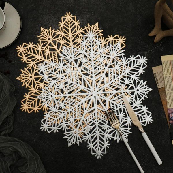 mats & pads 10cm/38cm christmas placemat pvc snowflake hollow cup tableware mat pad kitchen dining table decor for xmas party
mats & pads 10cm/38cm christmas placemat pvc snowflake hollow cup tableware mat pad kitchen dining table decor for xmas party