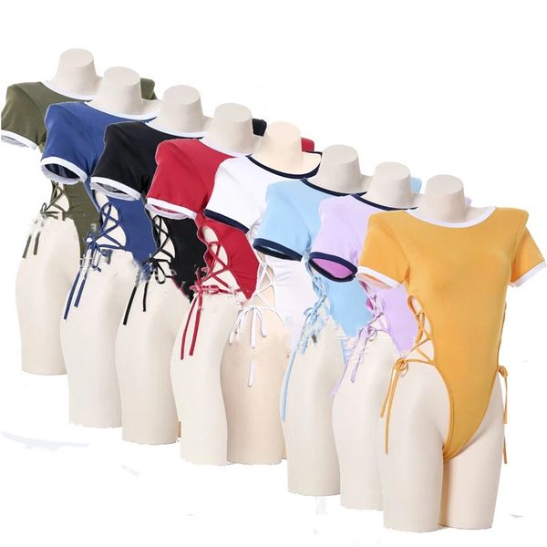 japanese swimwear uniform bodysuit swimsuit costume one-piece temptation lingerie cosplay swimsuit costume bodysuit, Black;white
japanese swimwear uniform bodysuit swimsuit costume one-piece temptation lingerie cosplay swimsuit costume bodysuit, Black;white