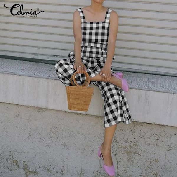 women's jumpsuits & rompers oversized women fashion sleeveless zipper plaid casual loose plus size long pants wide leg s-5xl, Black;white
women's jumpsuits & rompers oversized women fashion sleeveless zipper plaid casual loose plus size long pants wide leg s-5xl, Black;white