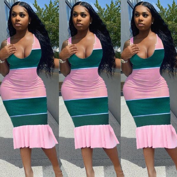 casual dresses women summer 2021 arrival striped patchwork sheath midi holiday party and club elegant robe wholesale, Black;gray
casual dresses women summer 2021 arrival striped patchwork sheath midi holiday party and club elegant robe wholesale, Black;gray